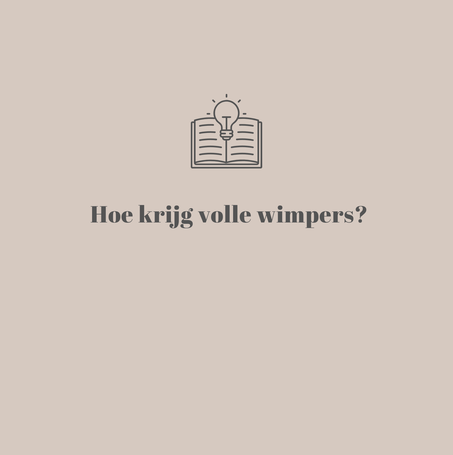 Hoe krijg ik volle wimpers?
